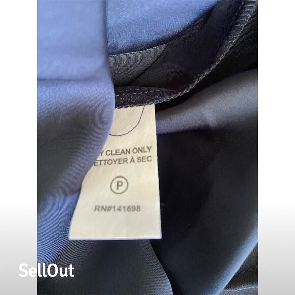 Ramy Brooke Women's M Blue Halter Jumpsuit Party Wide-Leg Sleeveless - Picture 3 of 4